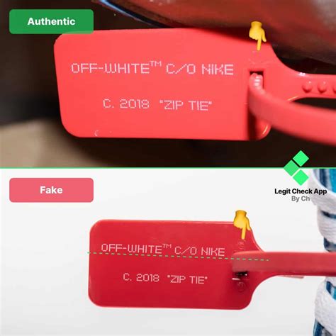 off white nike zip tie real vs fake|real off white nike shoes.